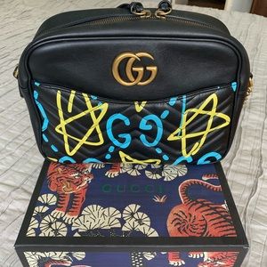 GucciGhost Marmont like NEW matelassé leather bag